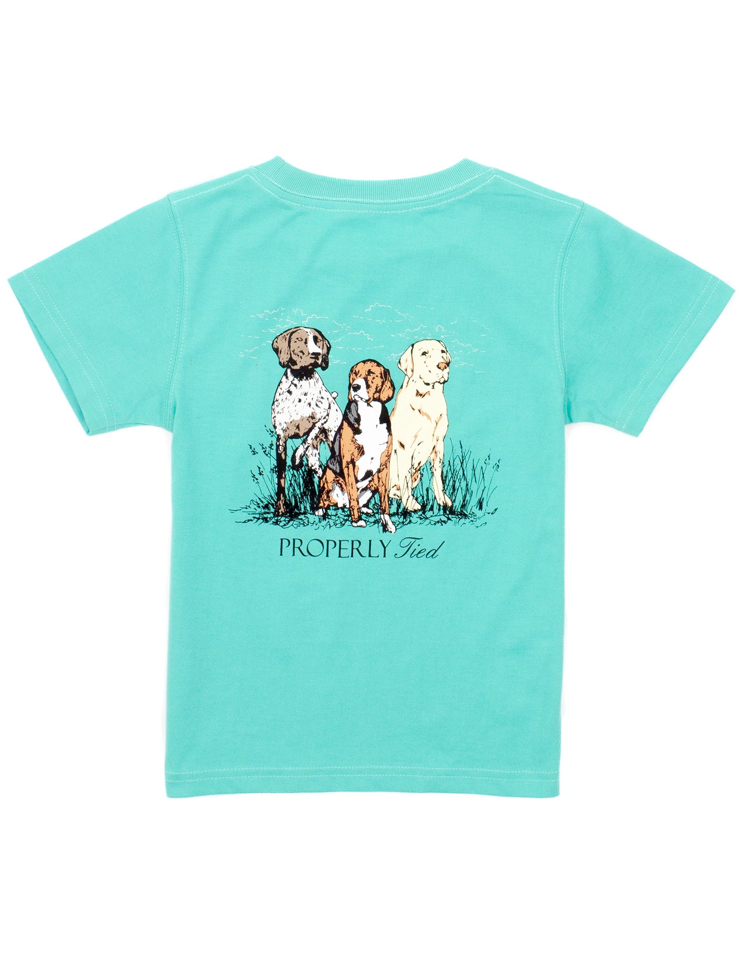 Boys Triple Dog Soft Green T-shirt