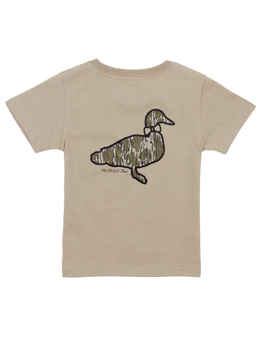 Mossy Oak Logo Sand T-shirt