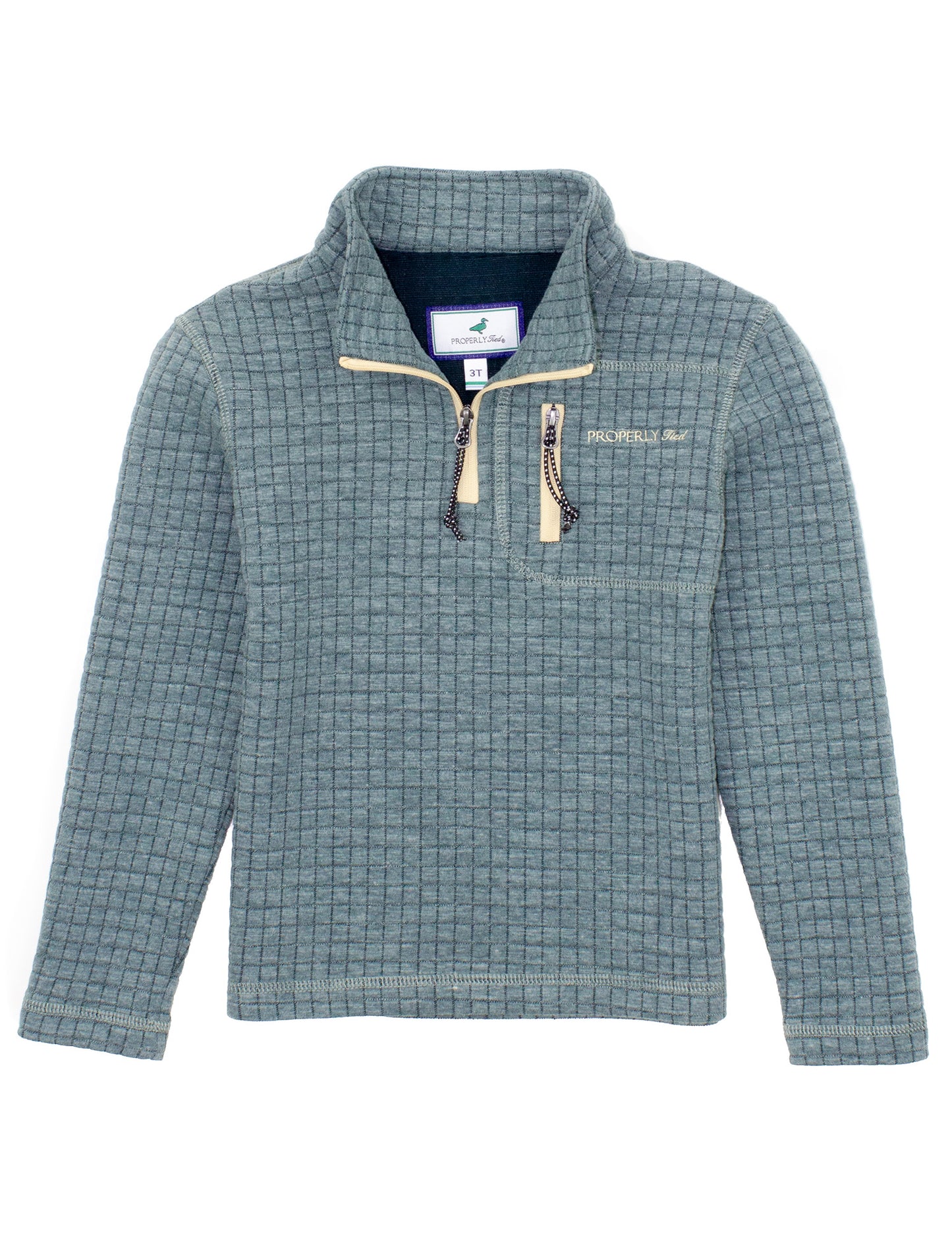 Brush Green Delta Pullover