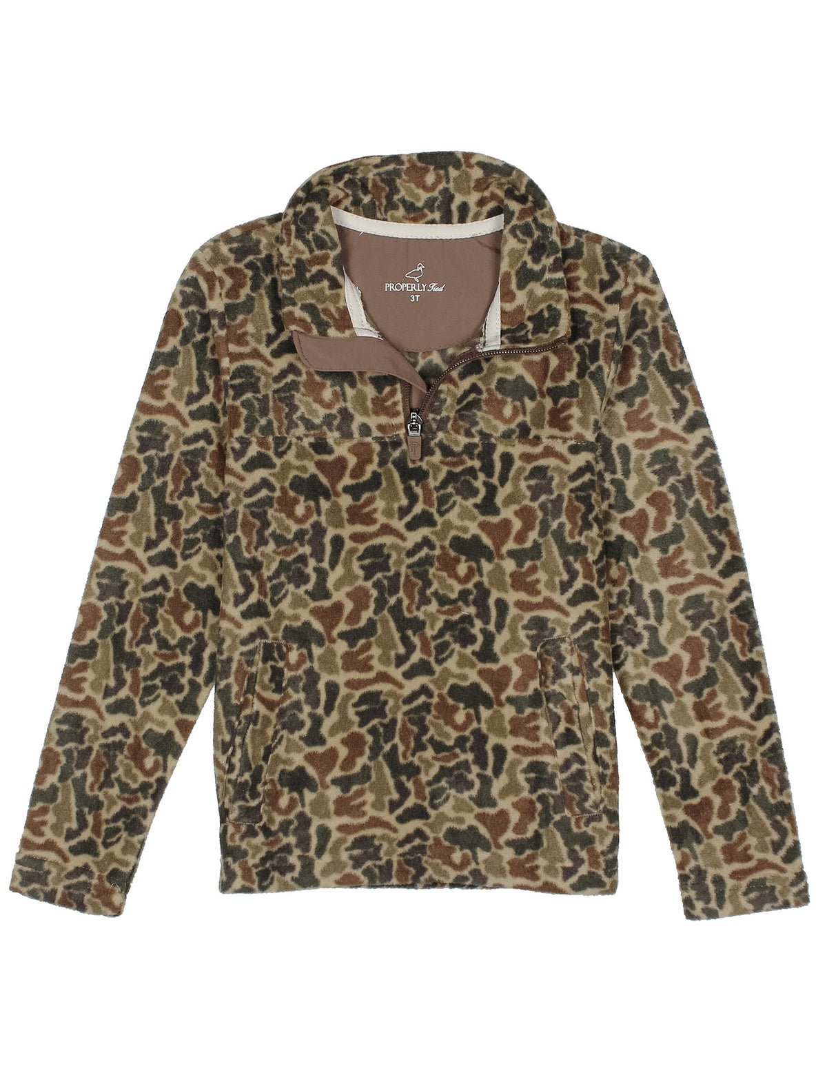 Vintage Camo Microfleece Pullover