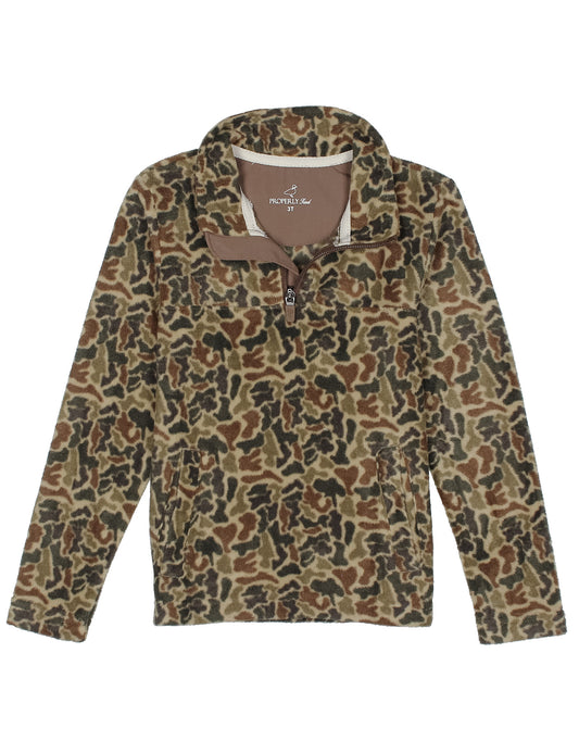 Vintage Camo Microfleece Pullover