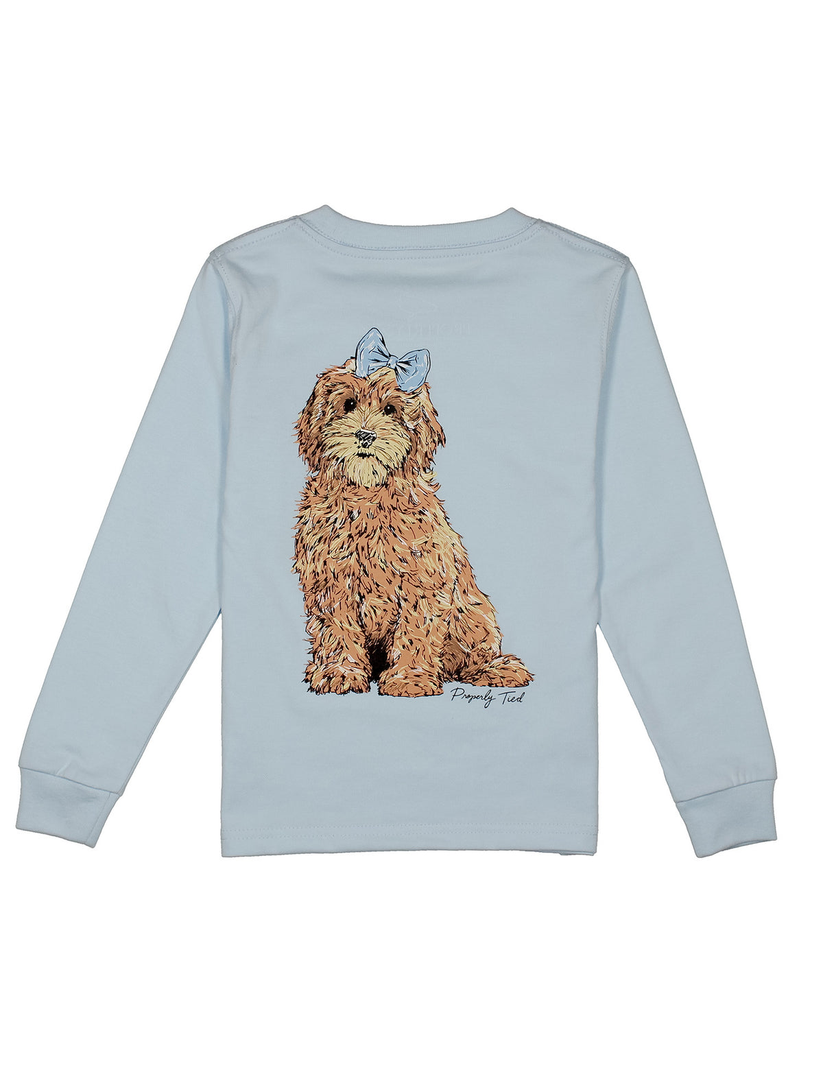 Girls Long Sleeve Goldendoodle Shirt