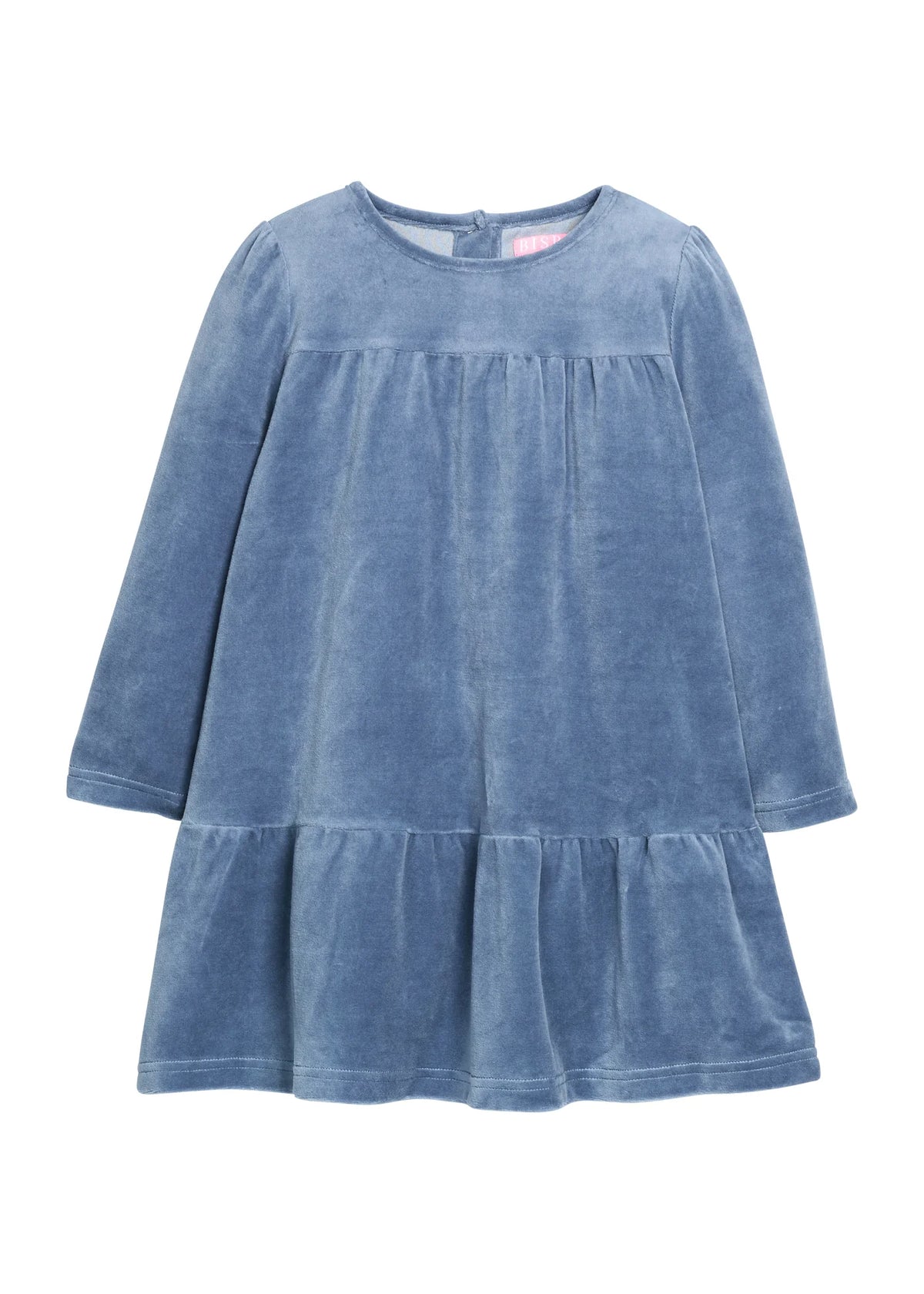 Dusty Blue Velour Dress