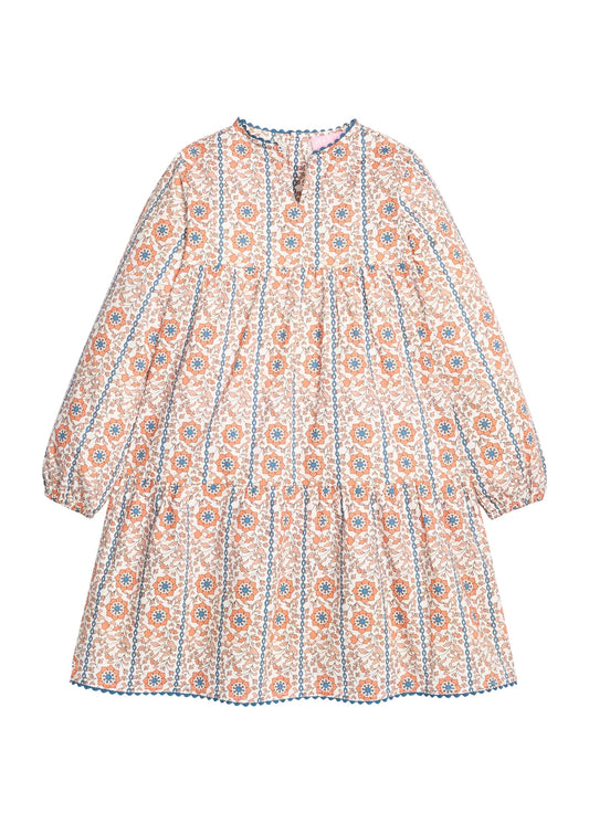 Orange Vines Dress