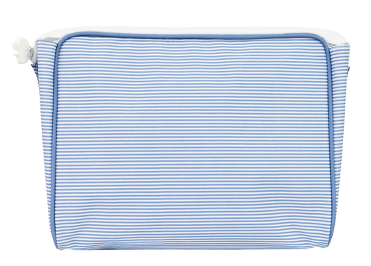 The Small Go Bag - Navy Mini Stripe