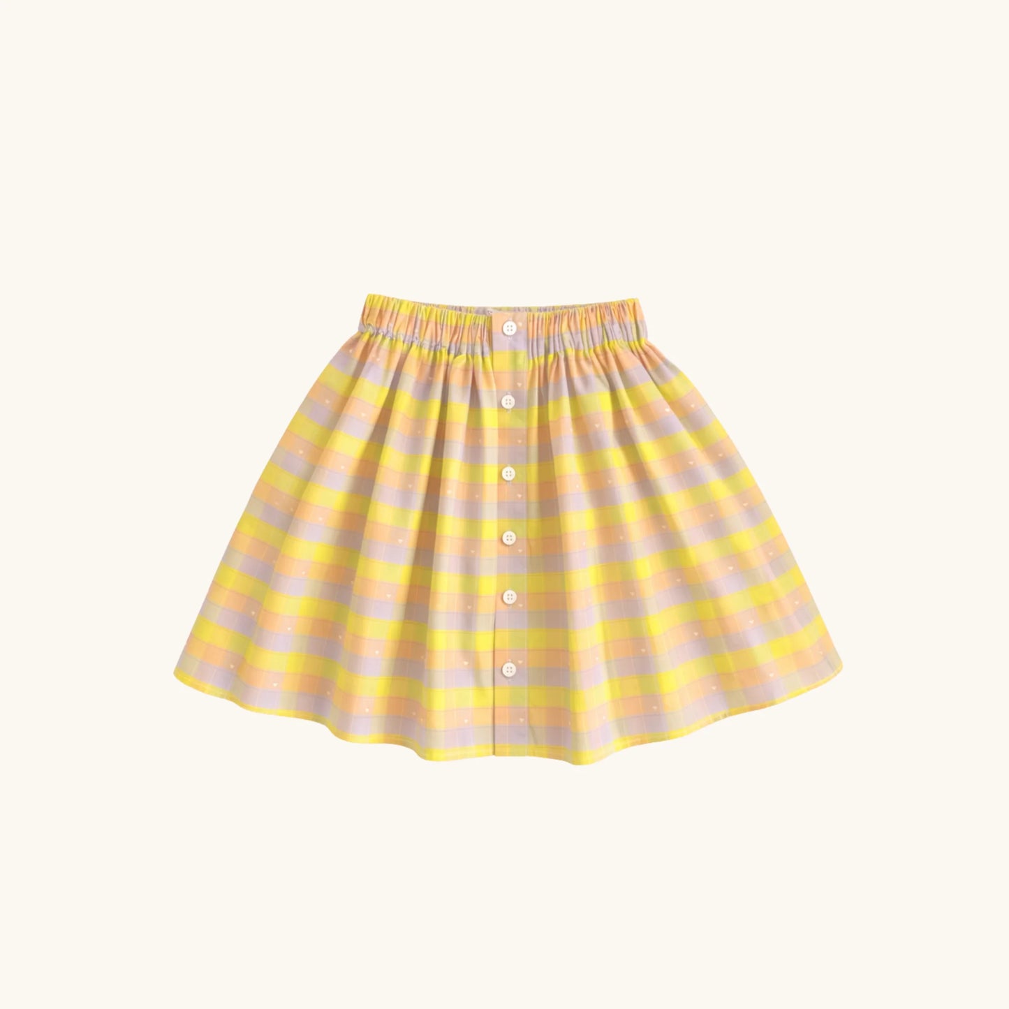 Pastel Plaid Skirt