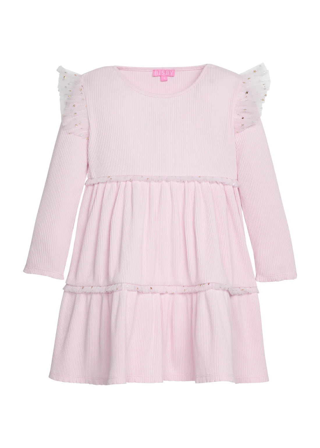 Bubblegum & Gold Sparkle Stars Dress