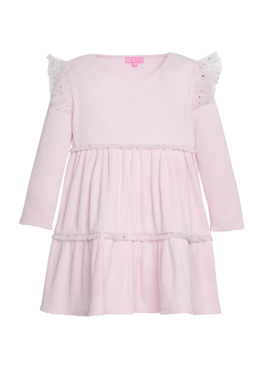 Bubblegum & Gold Sparkle Stars Dress