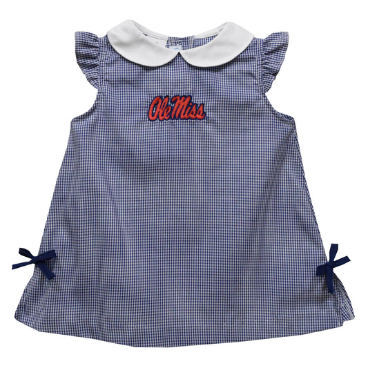 Ole Miss Embroidered Dress