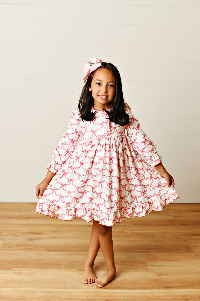 Red Bow Play Dress