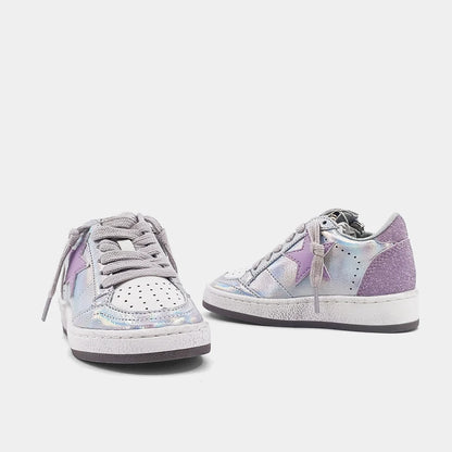 Paz Toddlers, Lilac Glitter Tennis Shoes