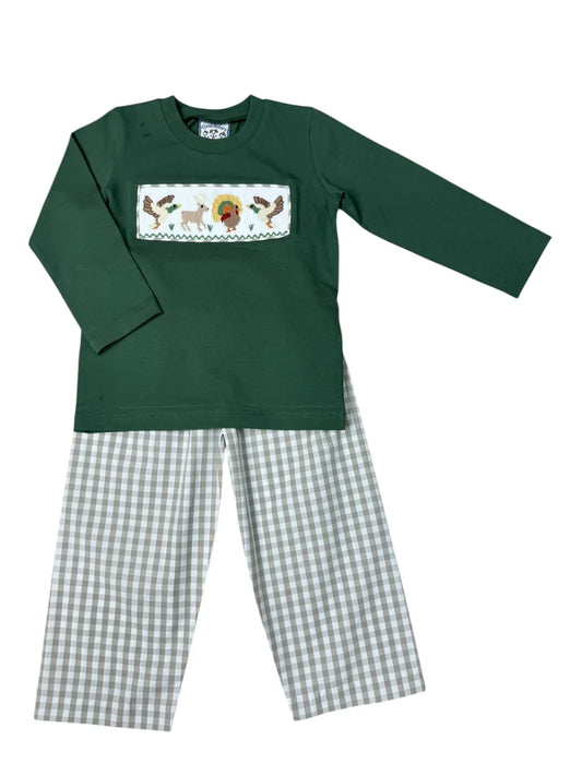 Boys Life Smocked Pant Set