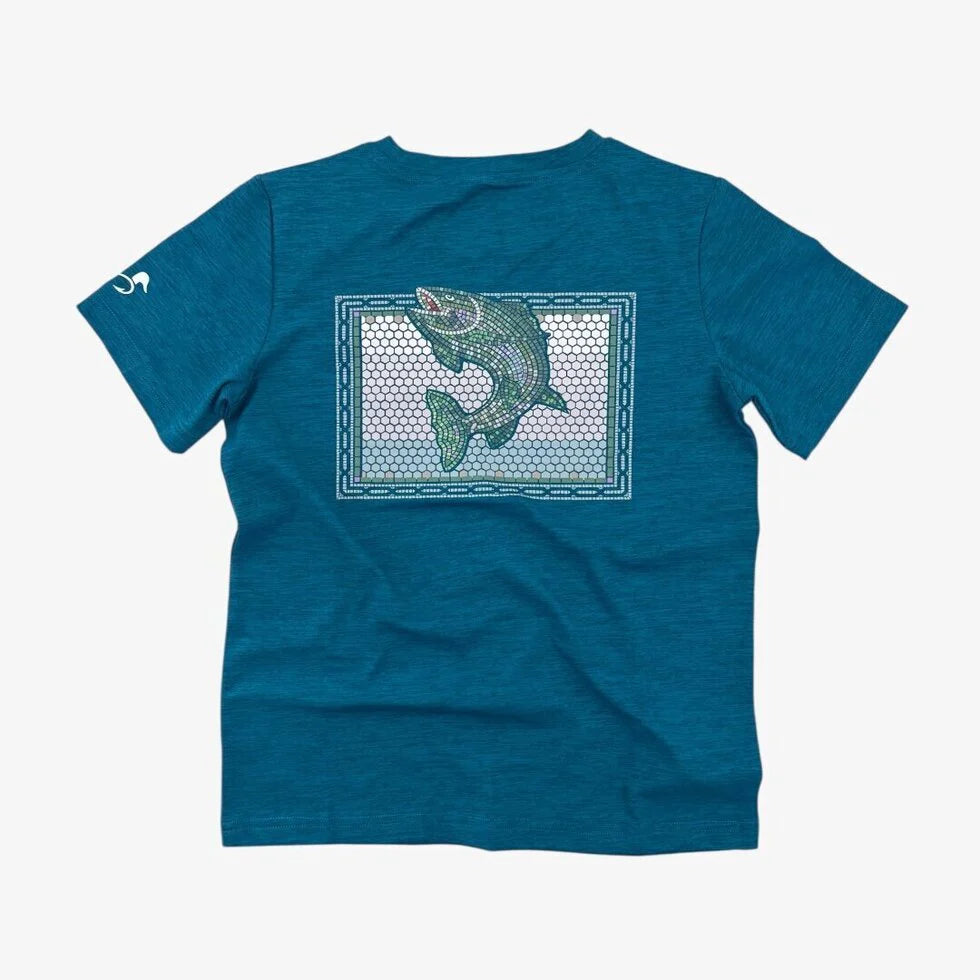 Trout Traditions Mosaic Athletic Tee