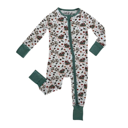 Mallards & Mistletoe Bamboo Zipper Pajamas