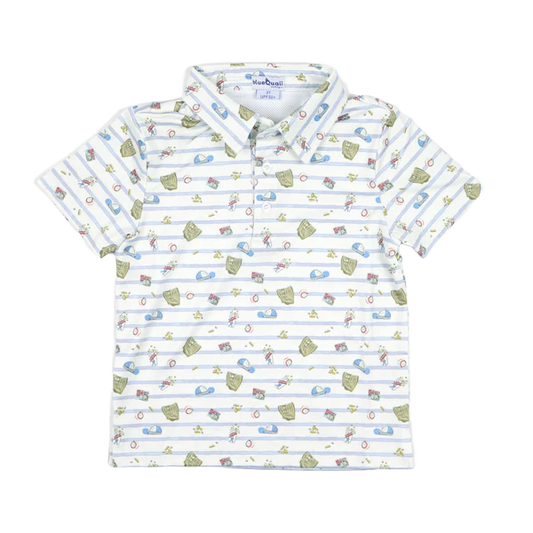 7th Inning Stretch Polo Short Sleeve Shirt
