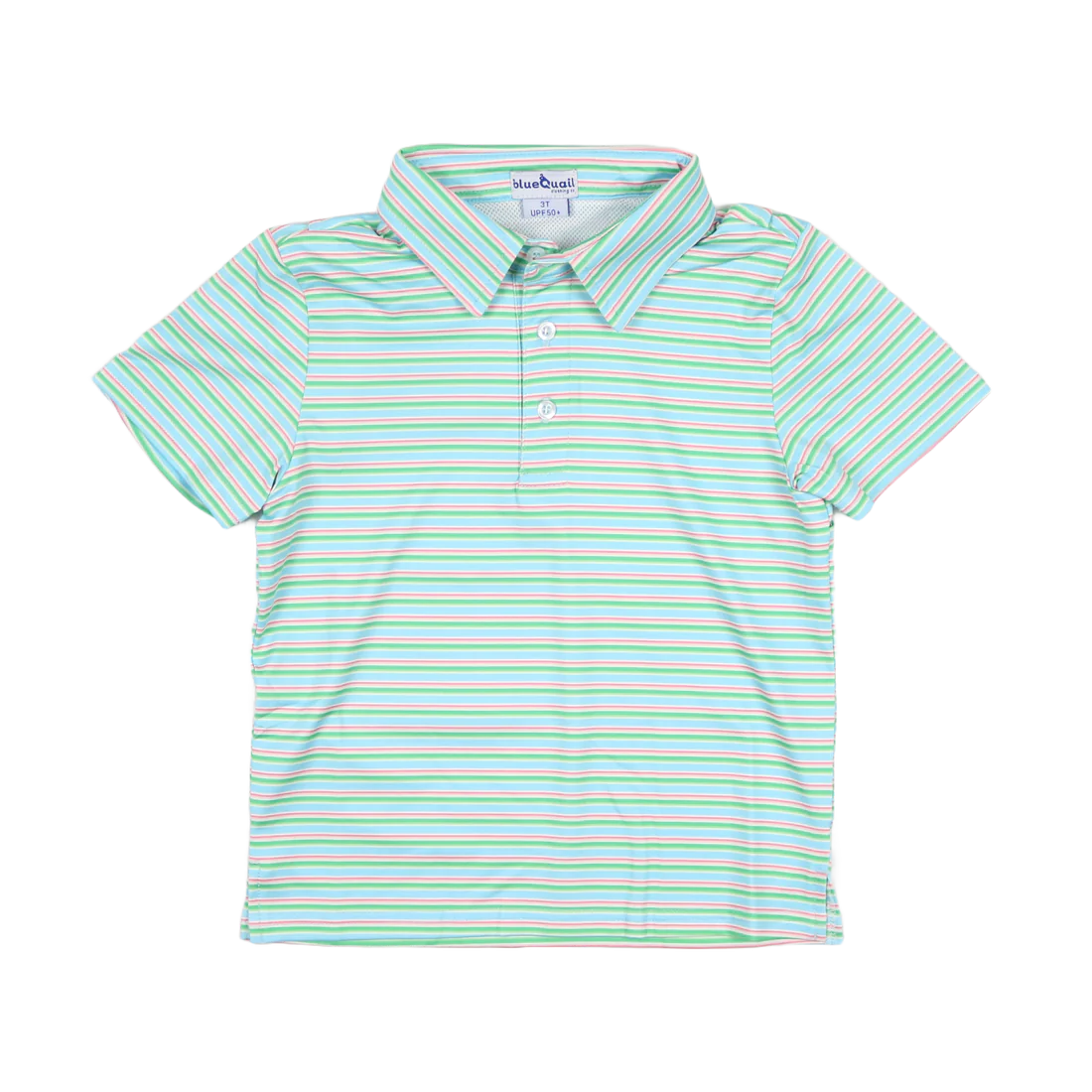 Sherbet Stripe Polo Short Sleeve Shirt