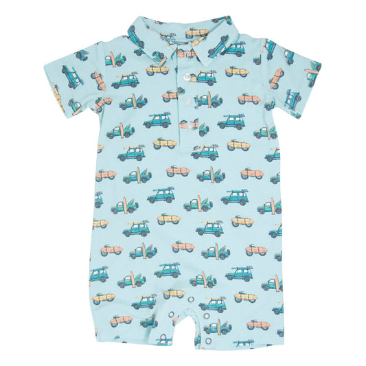 Check the Surf Polo Romper