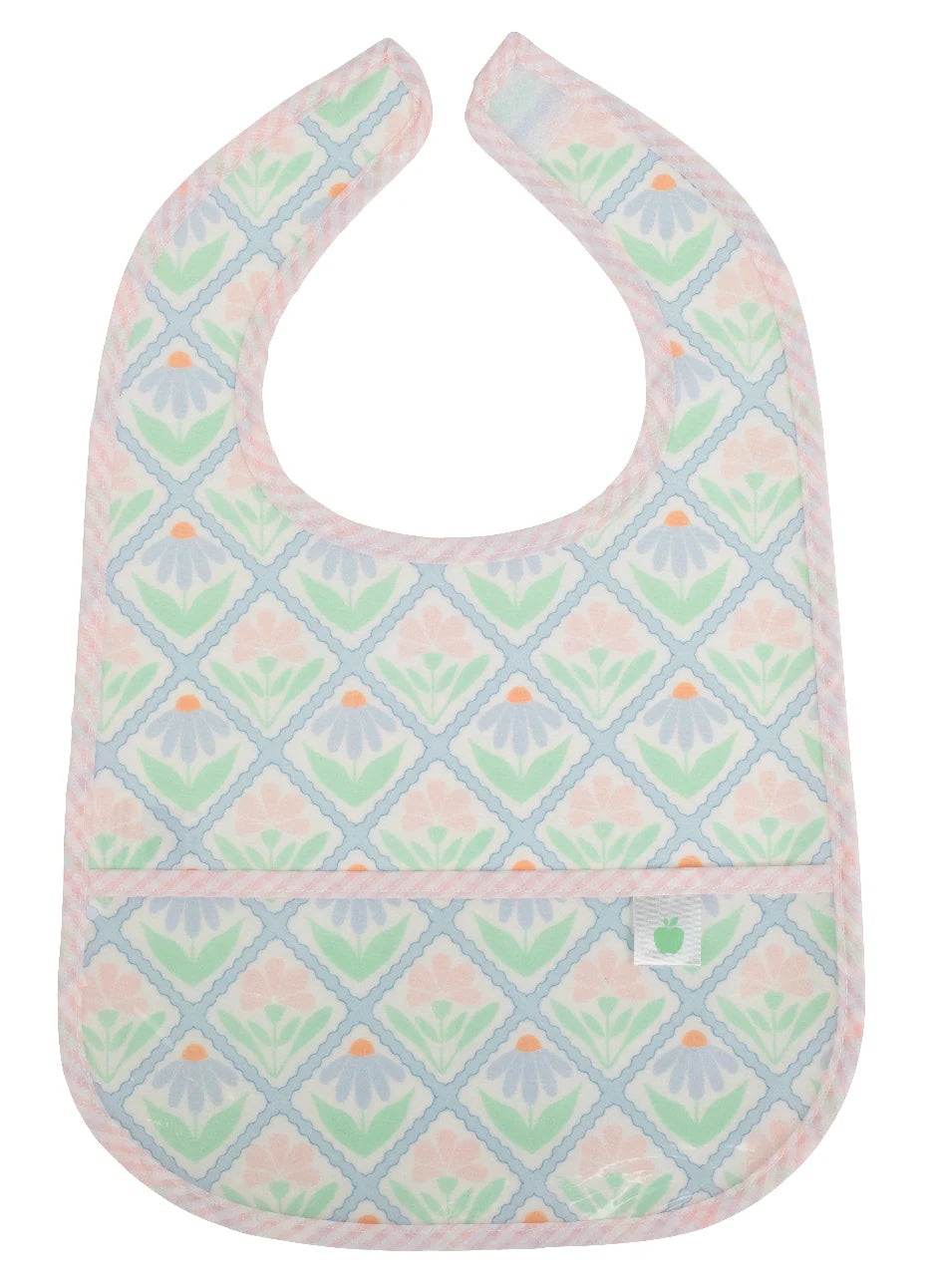The Wipe It Bib - Pastel Floral