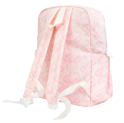 The Large Backpack - Bows on Pink