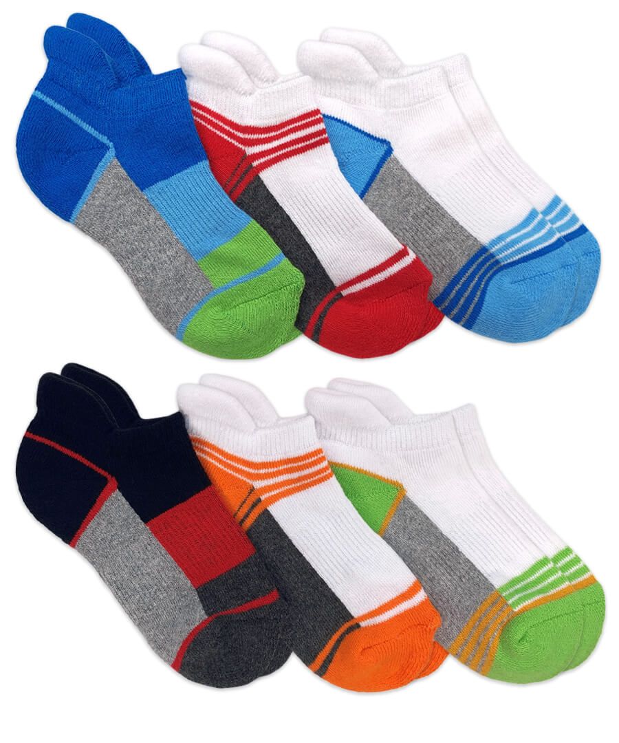 Sport Half Cushion Tab Low Cut Socks 6 Pair Pack