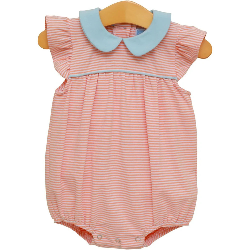 Coral Stripe Genevieve Bubble