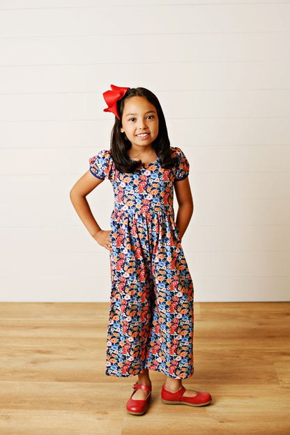 Navy Floral Jumper