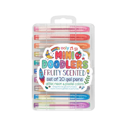 Mini Doodlers Fruity Scented Gel Pens - Set of 20