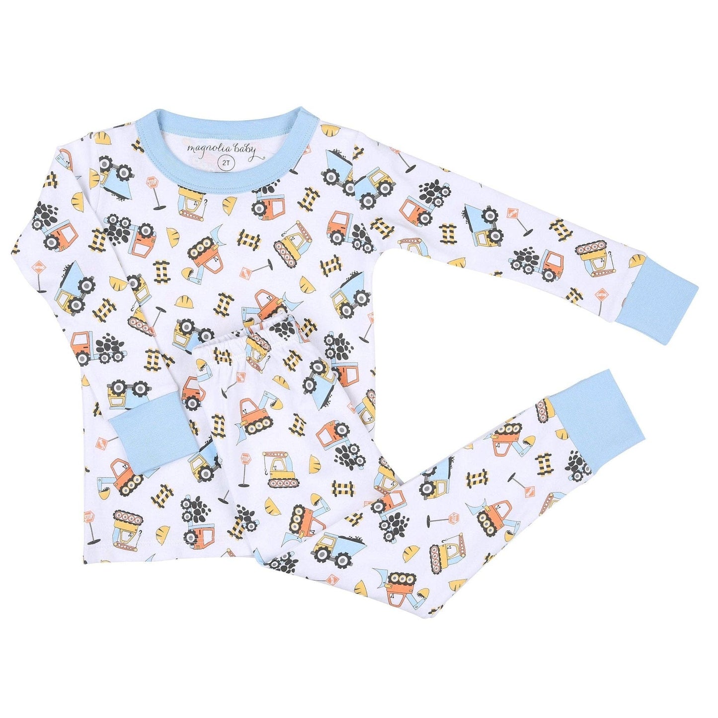 Construction Zone Long Pajama