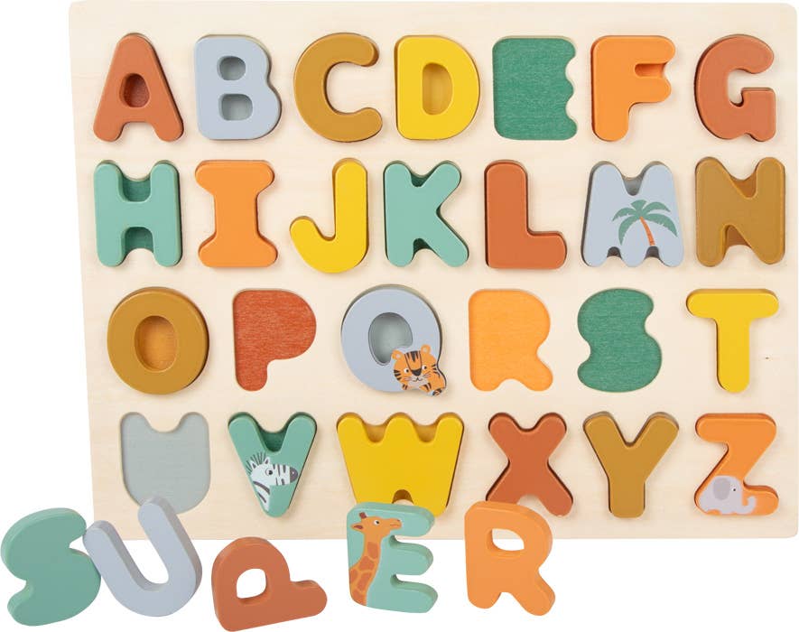 Safari Themed ABCs Letter Puzzle