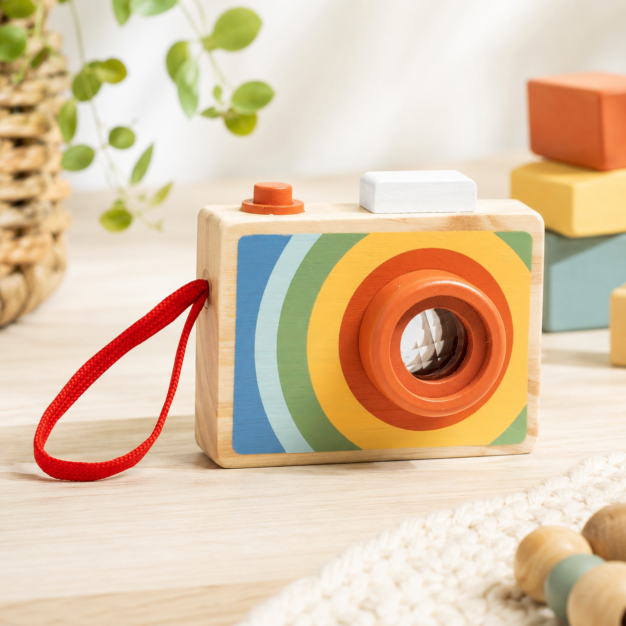 Wooden Camera Toddler Toy