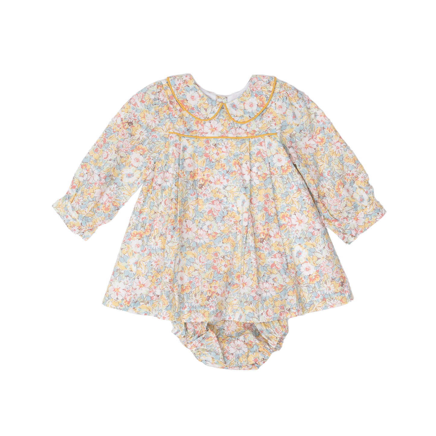 Taylor Yellow Floral Kid's Bloomer Set