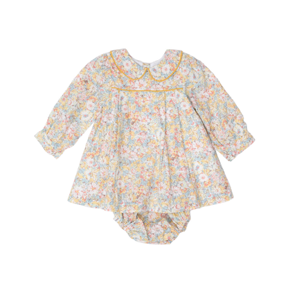 Taylor Yellow Floral Kid's Bloomer Set