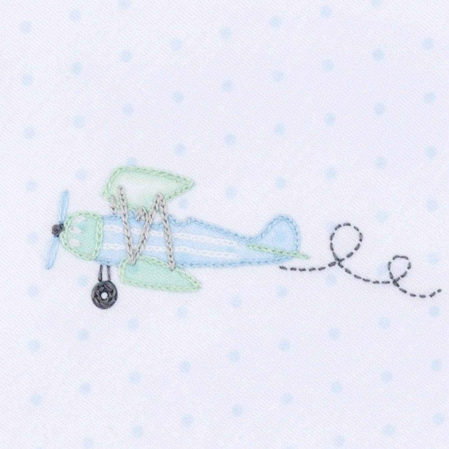 Take Flight Embroidered Footie