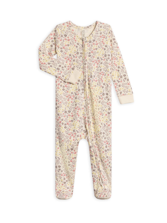 Organic Giada Floral Footed Sleeper
