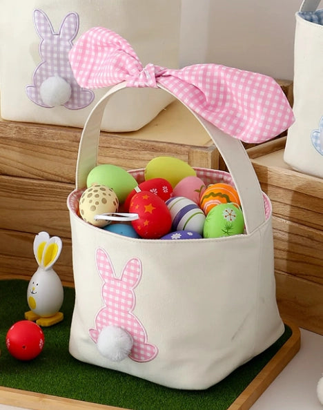 Pink Bunny Basket