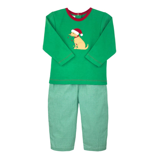 Christmas Dog Top & Pant Set