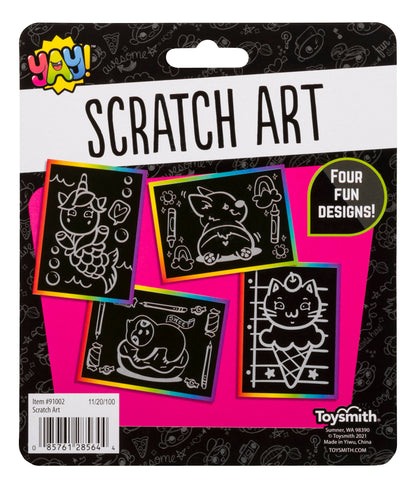 Yay! Scratch Art, Reveal The Four Different Designs