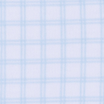 Peek-A-Boo Wishes Zip Footie - Light Blue