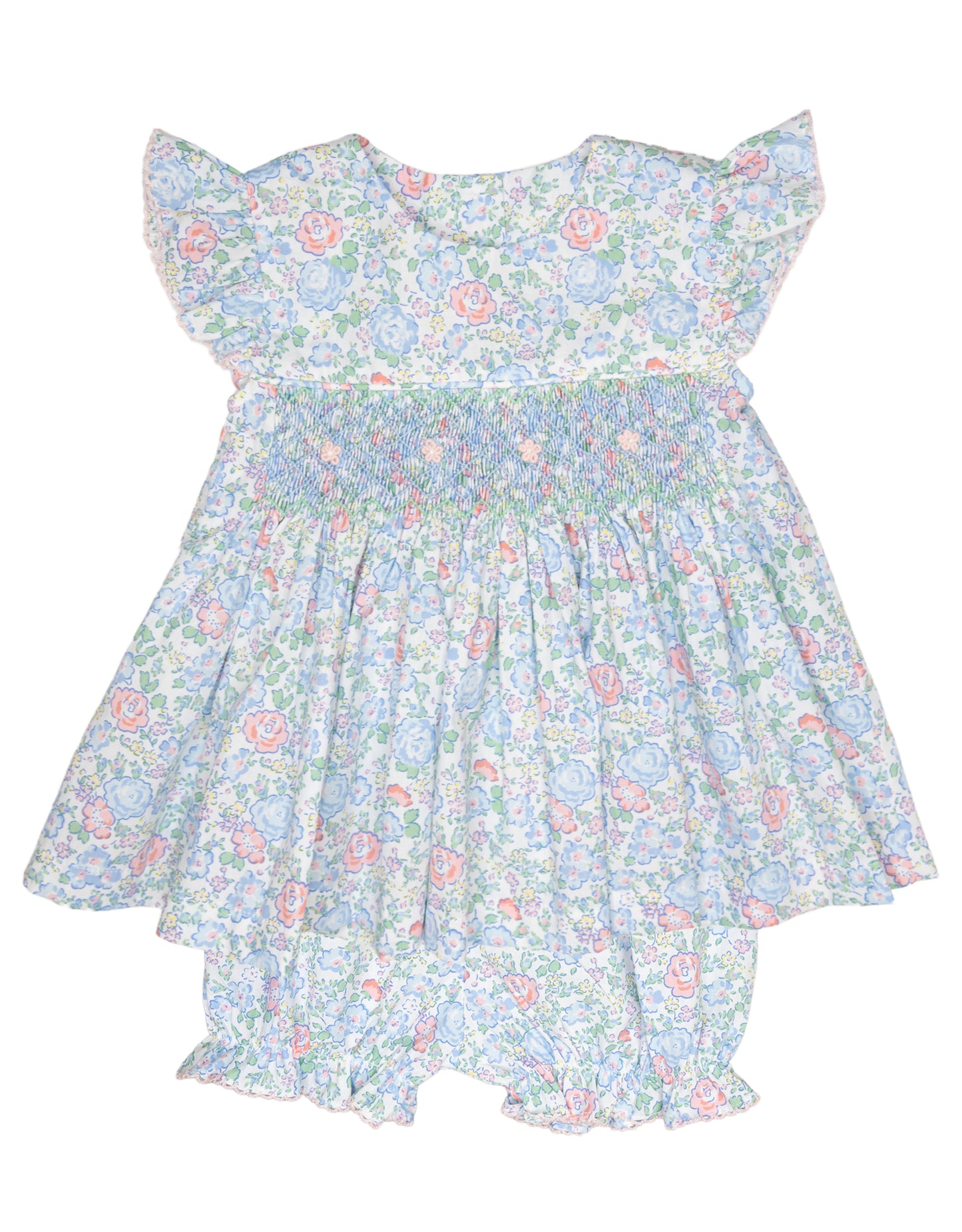 Garden Delight Smocked Bloomer Set