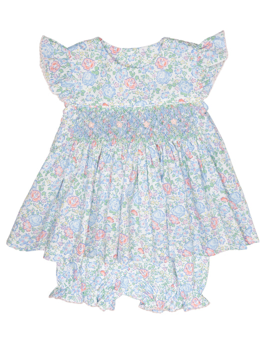 Garden Delight Smocked Bloomer Set