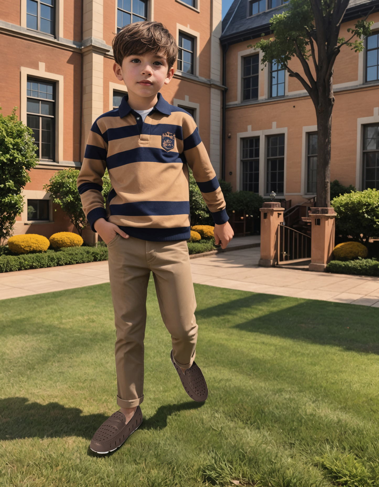 Kids Brown Floafers