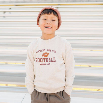 Football Lace Patch Beanie