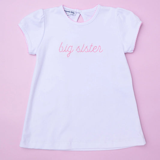Big Sister Embroidered T-shirt