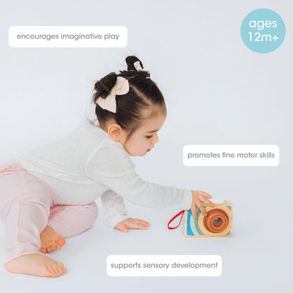 Wooden Camera Toddler Toy
