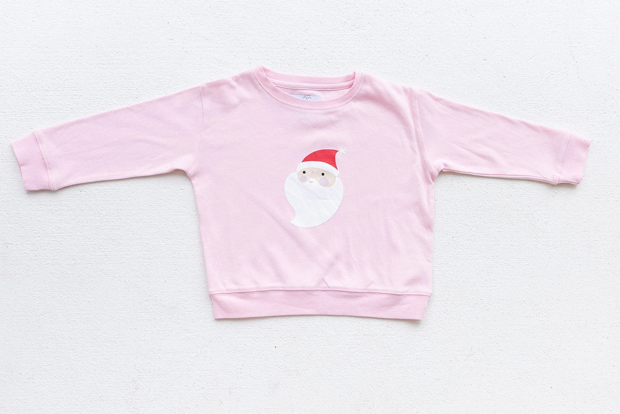 Pink Santa Sweatshirt