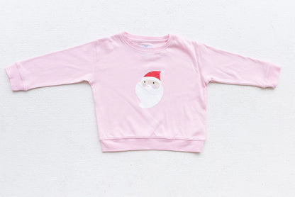 Pink Santa Sweatshirt