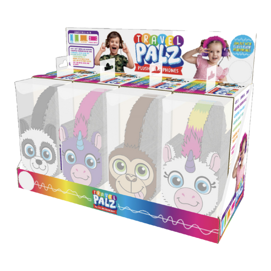 Travel Palz Plush Kids Headphones