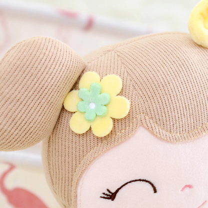 16" Keepsake Plush Doll - Yellow Dress Light Brown Hair