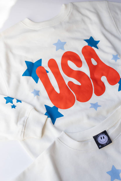 USA Crewneck, Womens