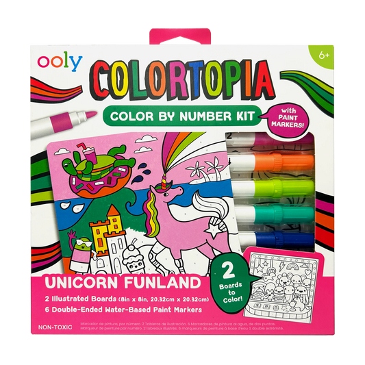 Paint Marker By Number Kit - Unicorn Funland
